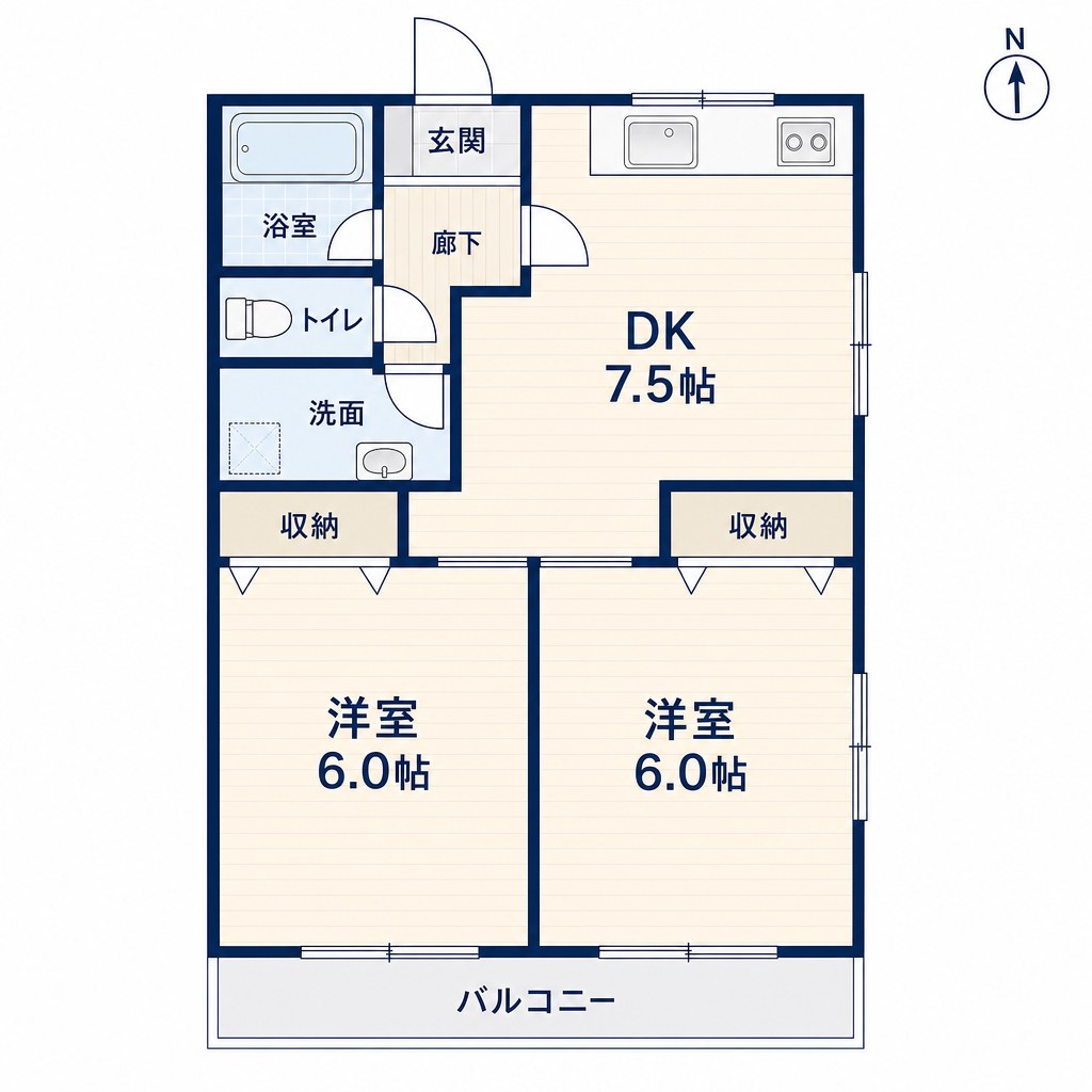 ル・ヴィラージュ 間取り図