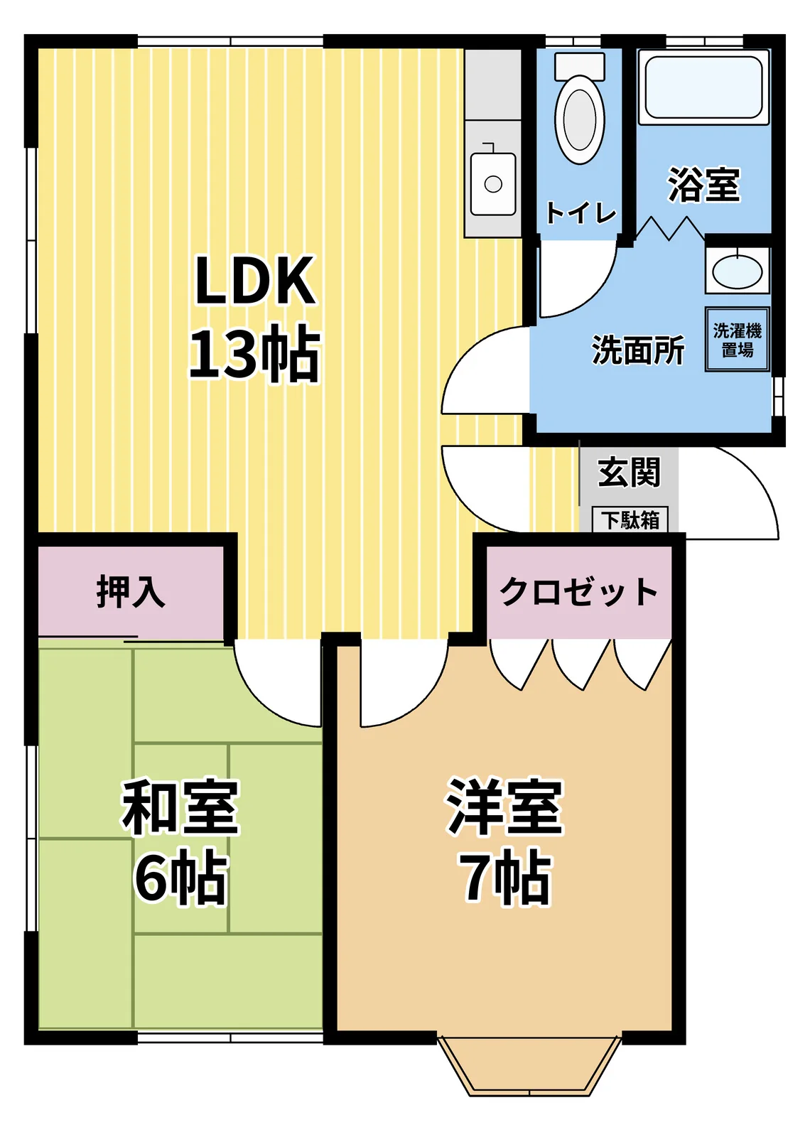 メゾンイースト 間取り図