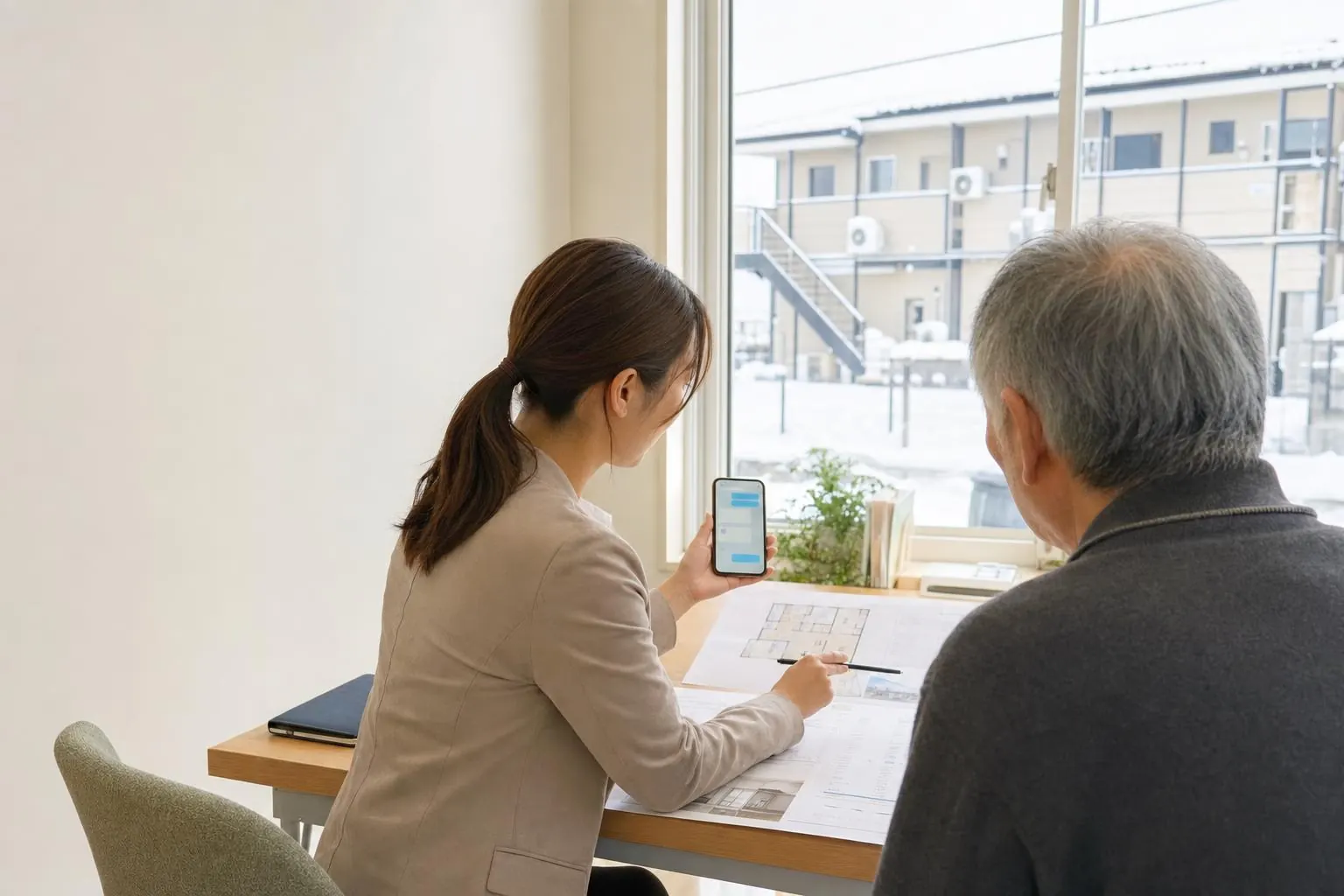 青森市のアパート管理について相談するイメージ