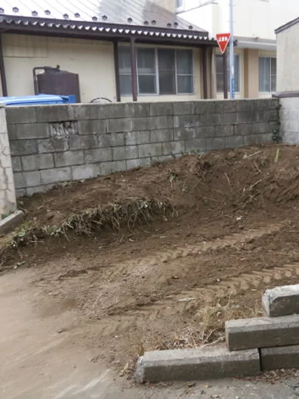 草刈り・整地の作業後